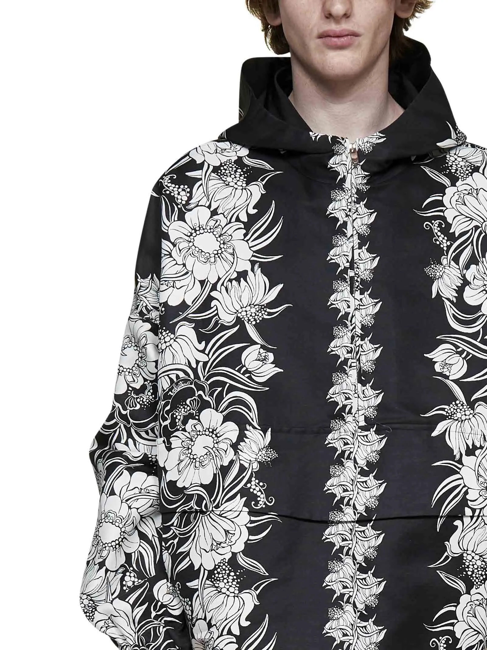 Valentino Graphic Printed Long-Sleeved Jacket