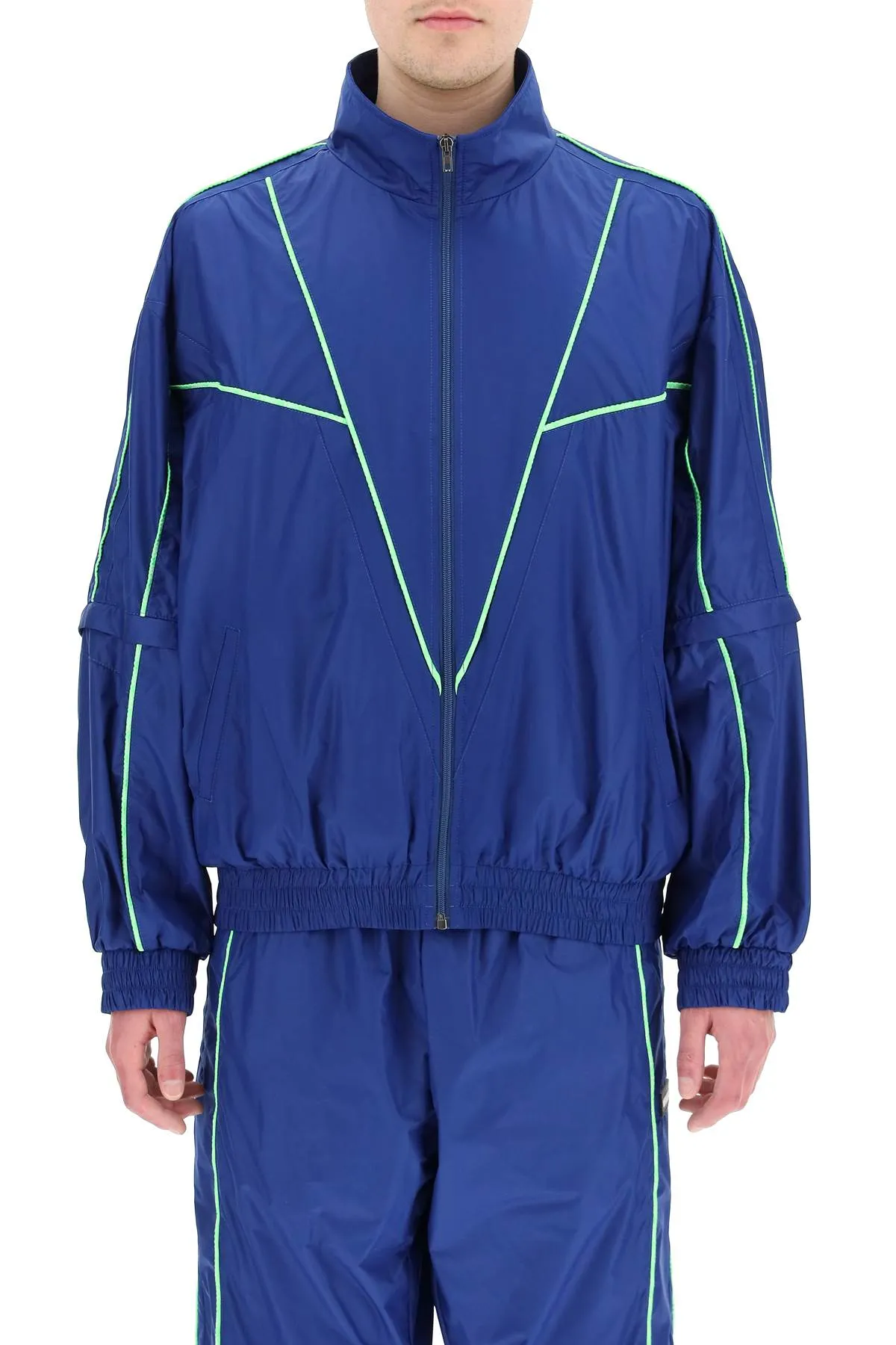 Vetements Logo Patch Zipped Track Jacket