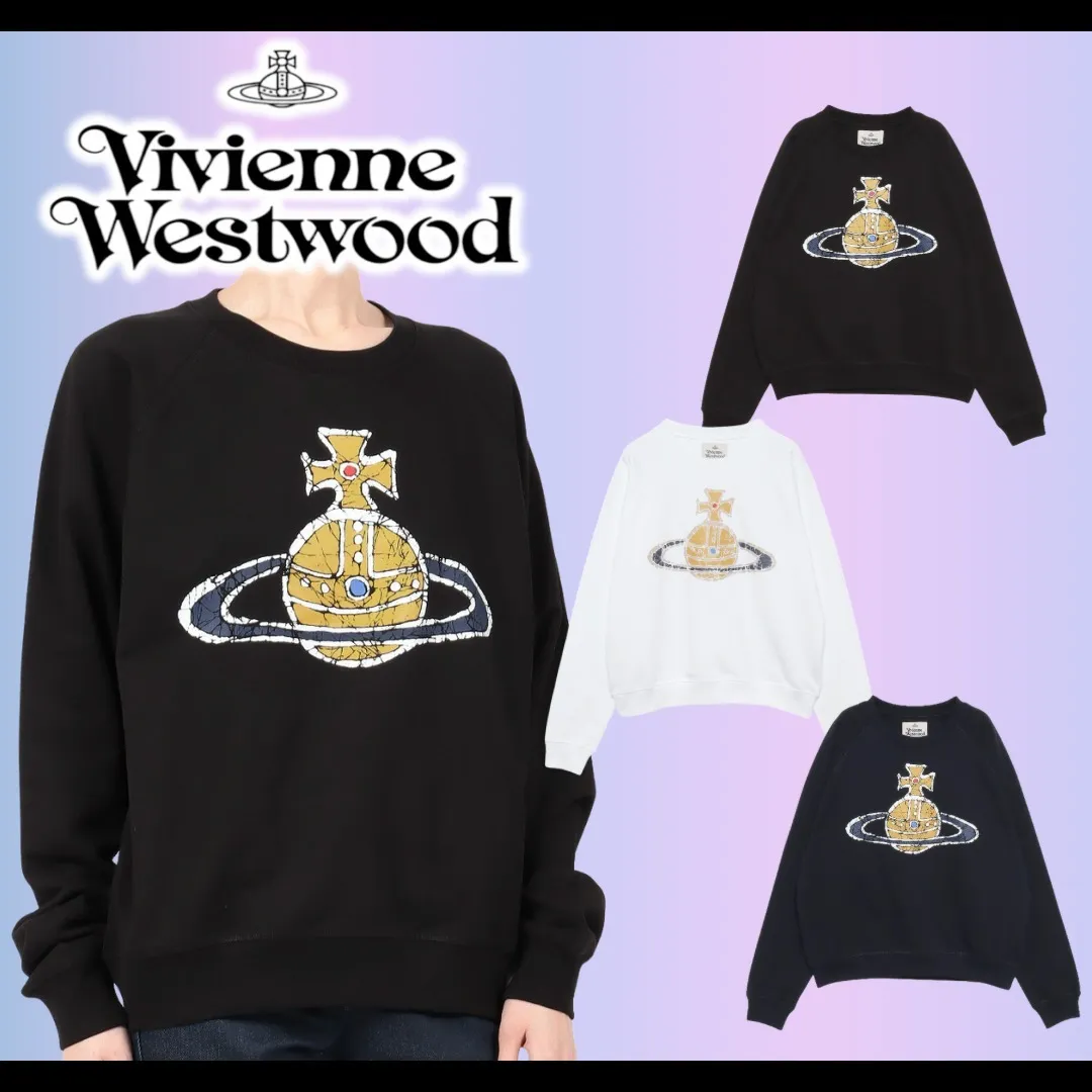 Vivienne Westwood  |Cotton Logo Hoodies & Sweatshirts