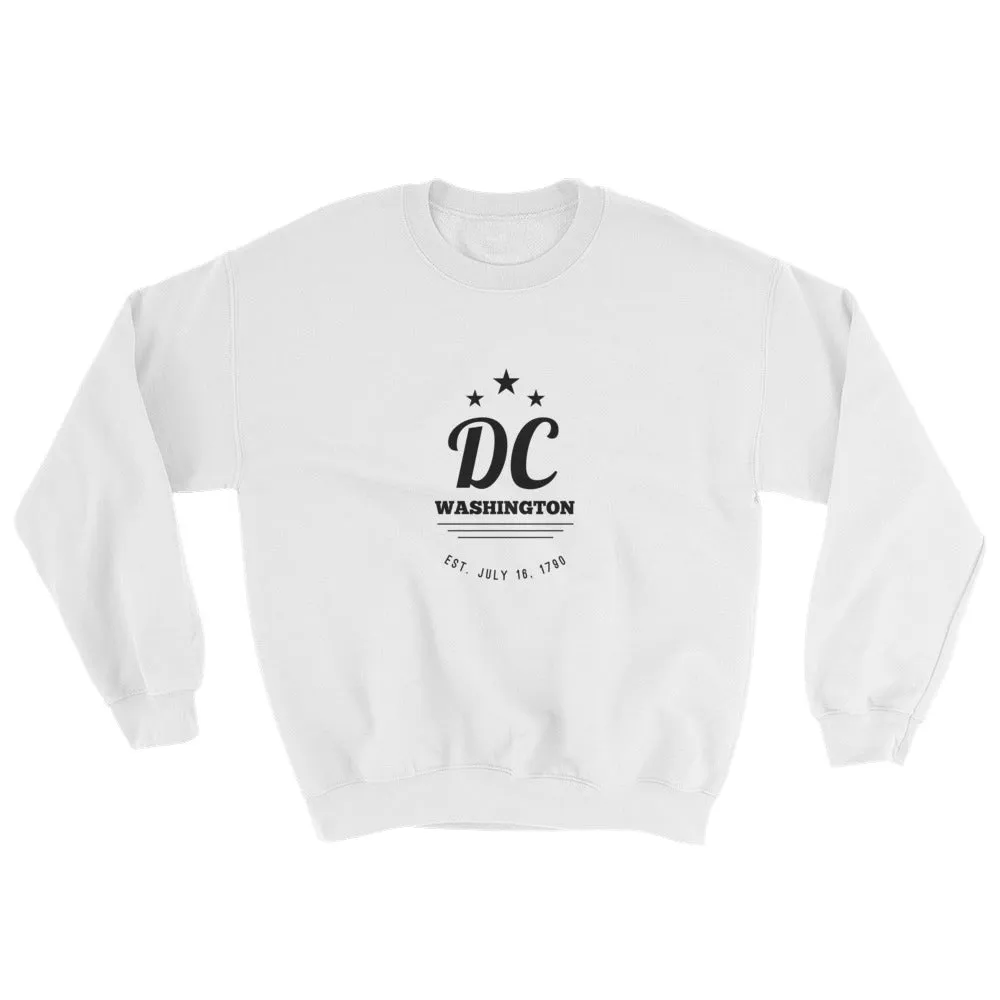 Washington DC - Crewneck Sweatshirt - Established