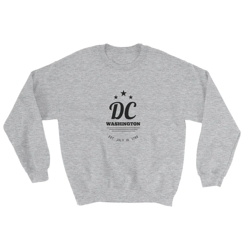 Washington DC - Crewneck Sweatshirt - Established