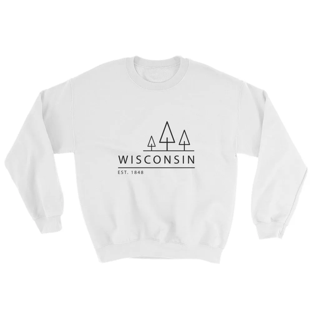 Wisconsin - Crewneck Sweatshirt - Established