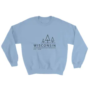 Wisconsin - Crewneck Sweatshirt - Established